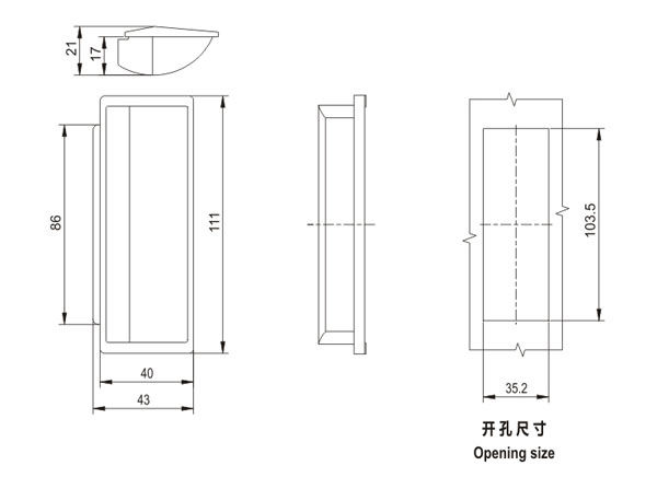 開(kāi)關(guān)柜門鎖